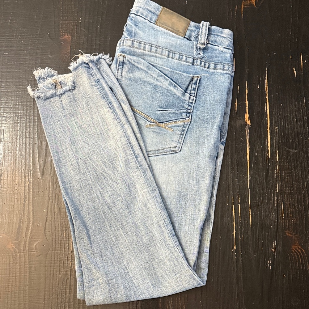 BKE Light Blue Ankle Jeans sz 30